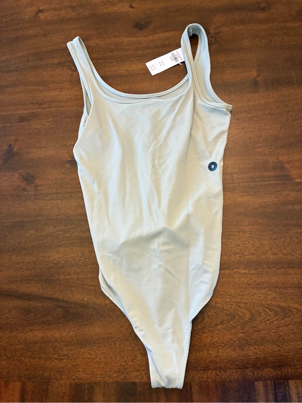 Abercrombie and Fitch Bodysuit Women’s Medium Blue Tank Top Sleeveless New NWT